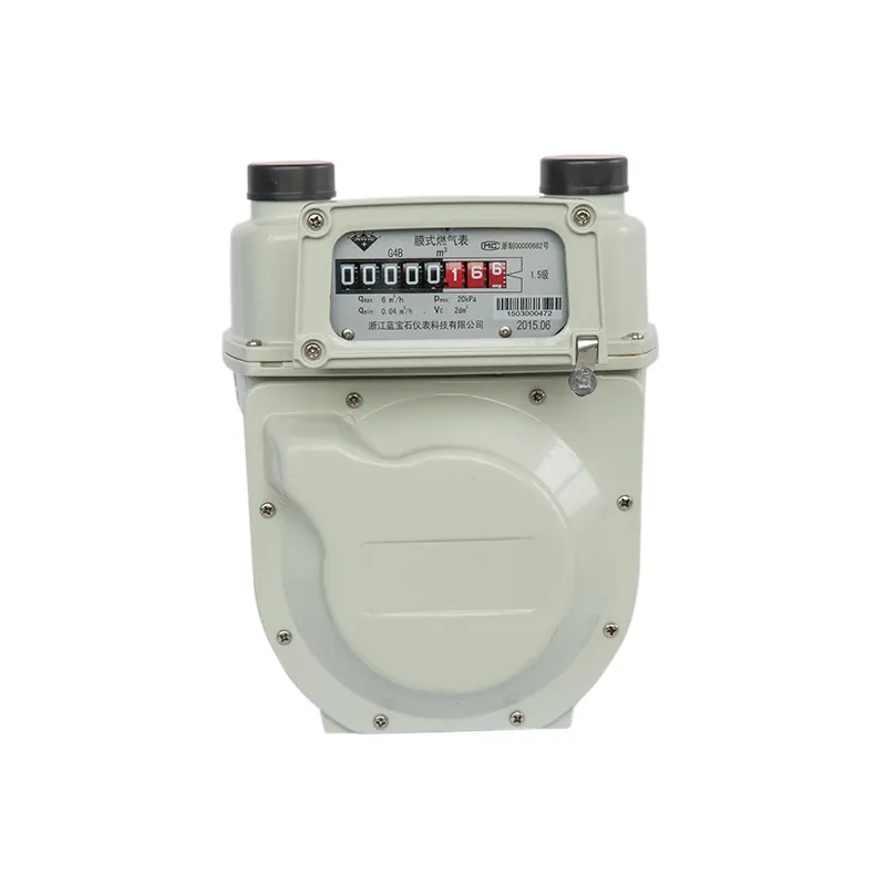 Бытовой мембранный газовый счетчик со стальным корпусом G4S (2)